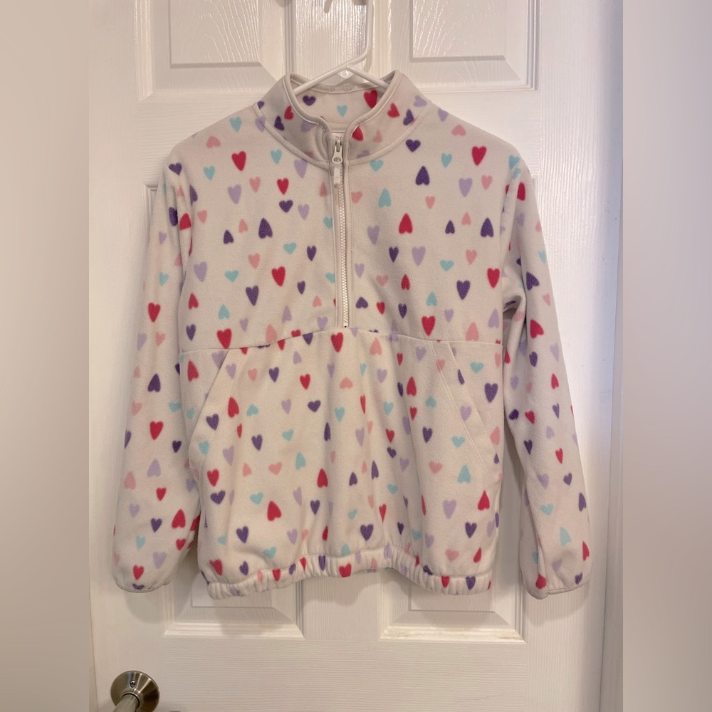 Fleece girls 14/16 1/2 zip